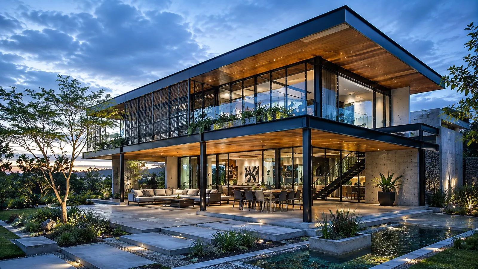 Vivienda contemporánea construida por Vertex RS